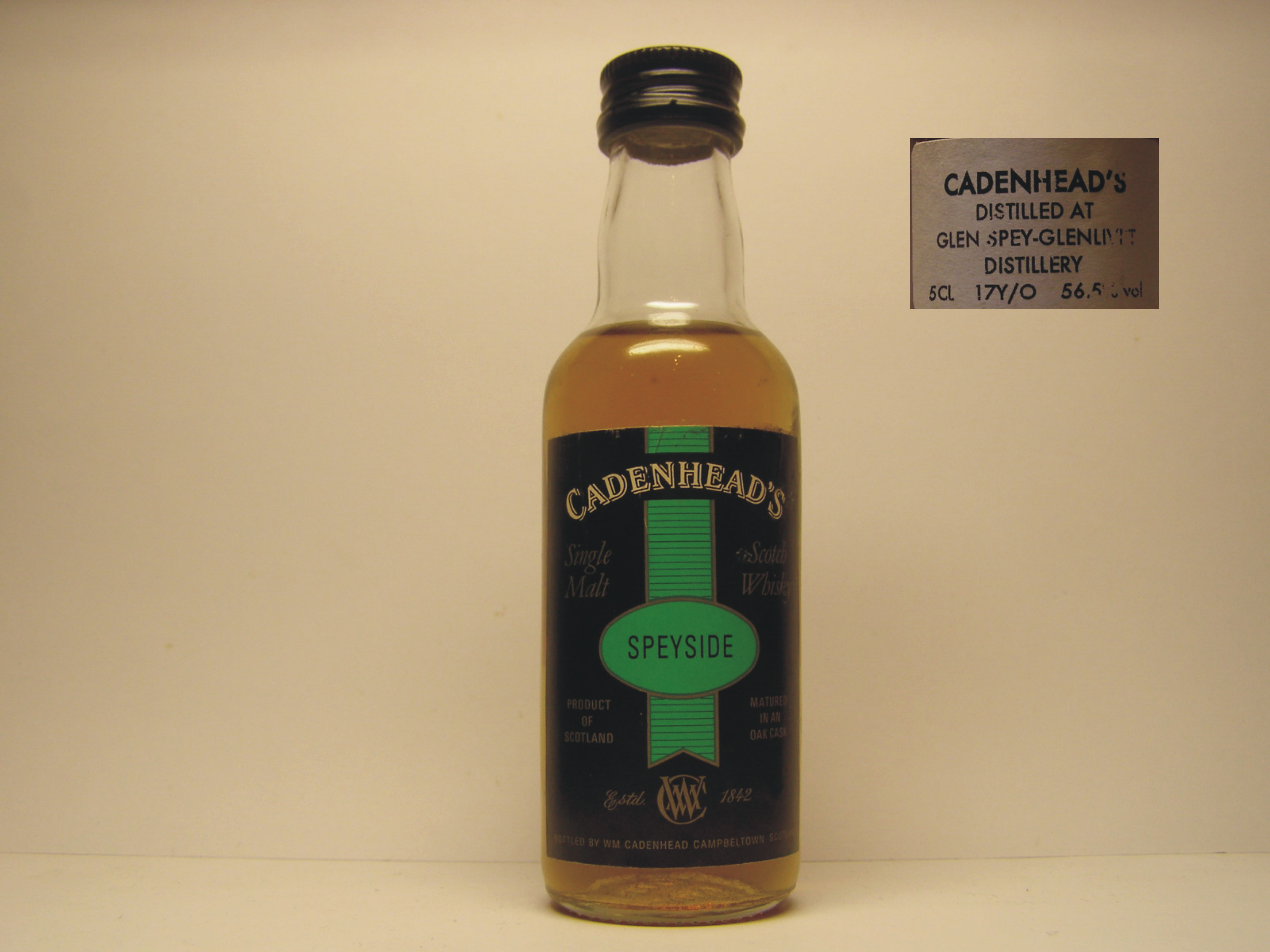 SSMSW 17yo "Cadenhead´s" 5Cl. 56,5%vol